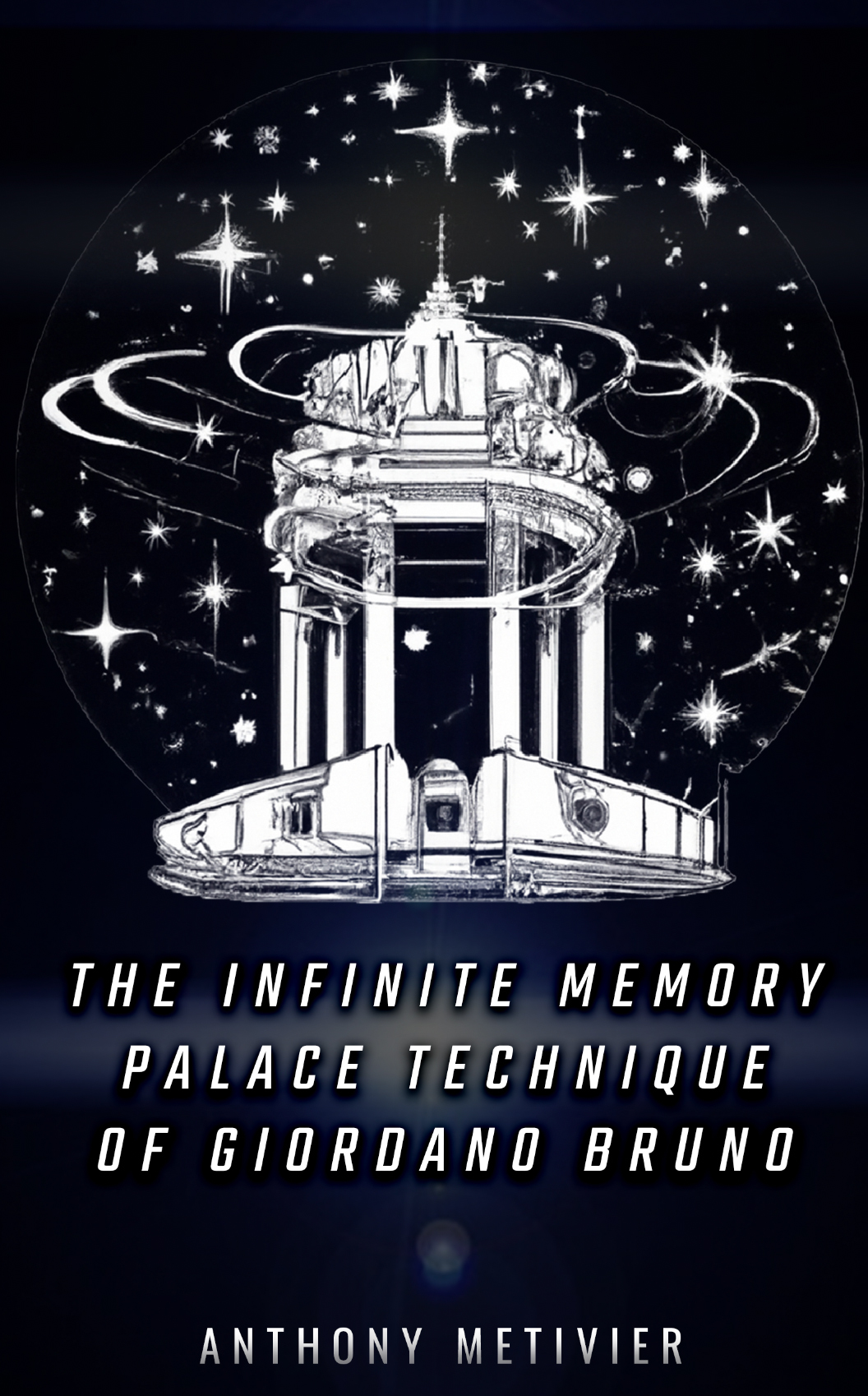 mockup cover of The Infinite Memory Palace Technique of Giordano Bruno
